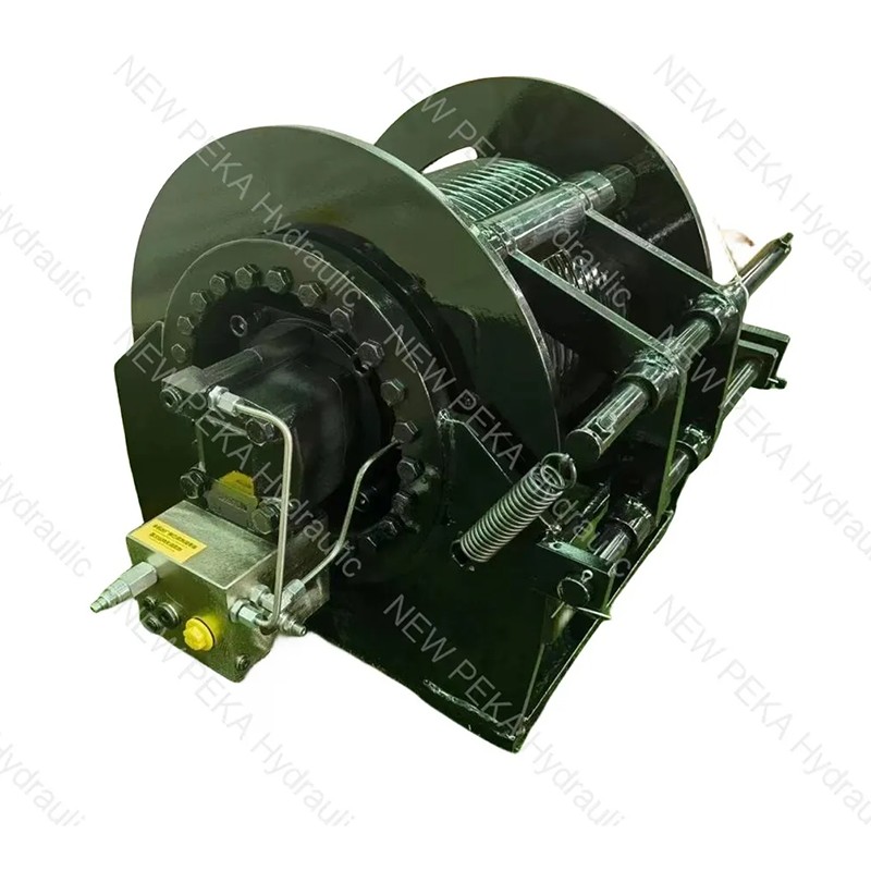 Hidden hydraulic winch Hidden hydraulic winch
