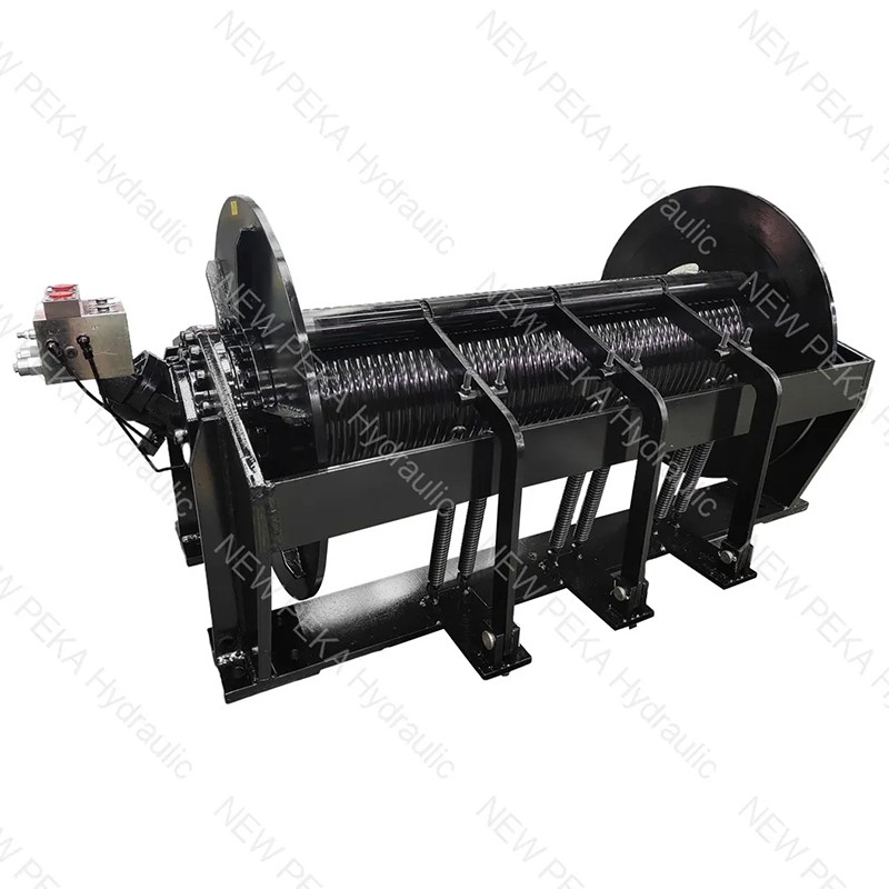 10-12T high speed hydraulic winch