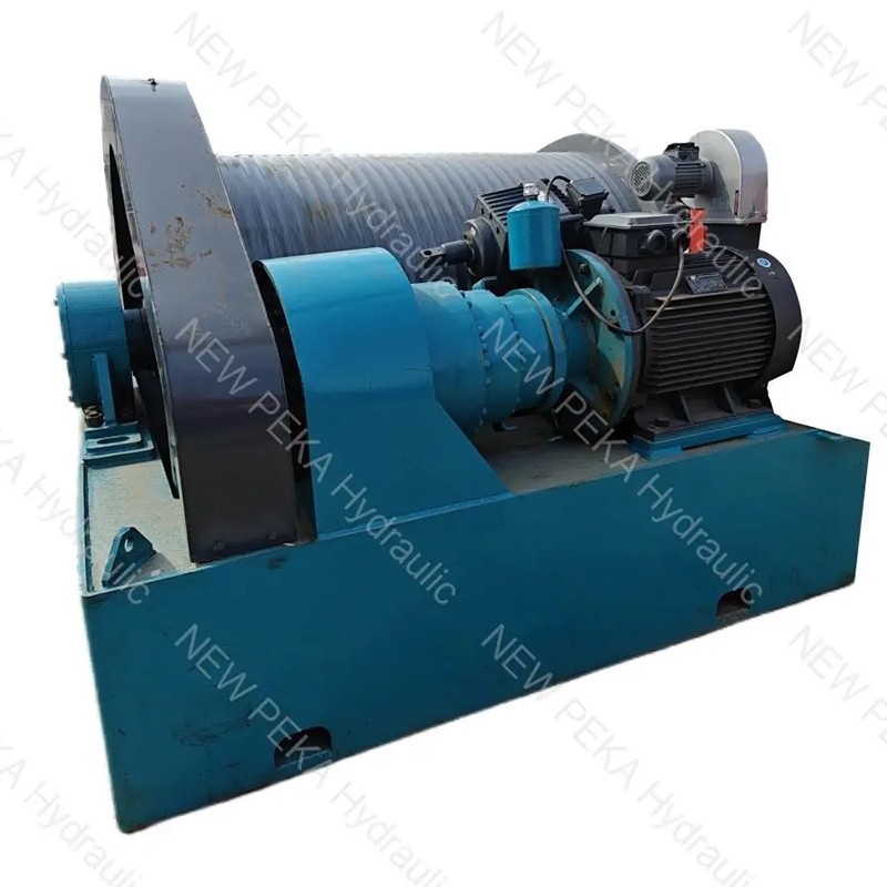 Large ton electric winch
