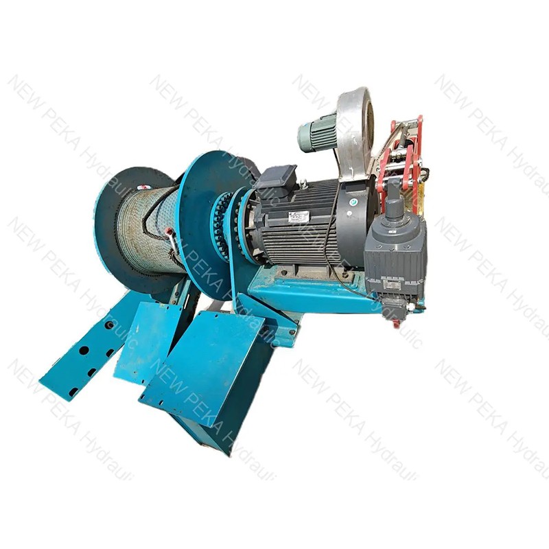 Large ton electric winch