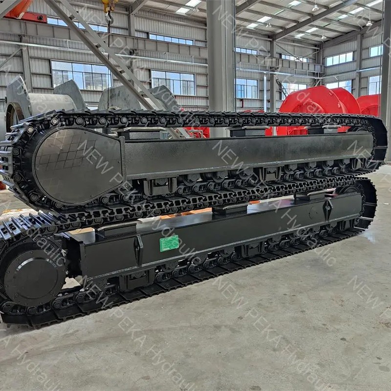 Steel track undercarriage