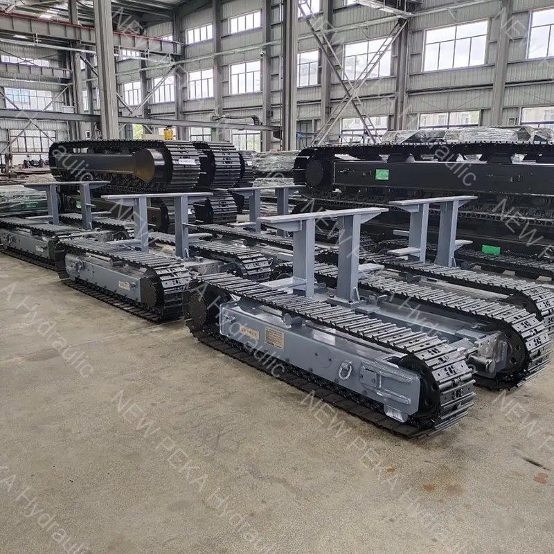 Steel track undercarriage