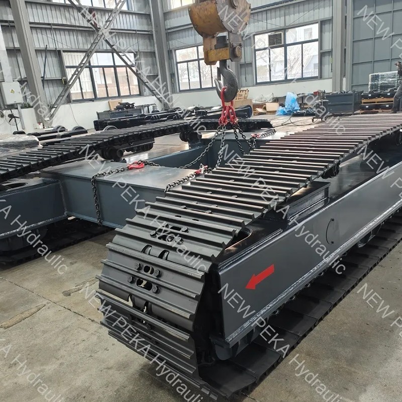 45T steel track undercarriage KST45000