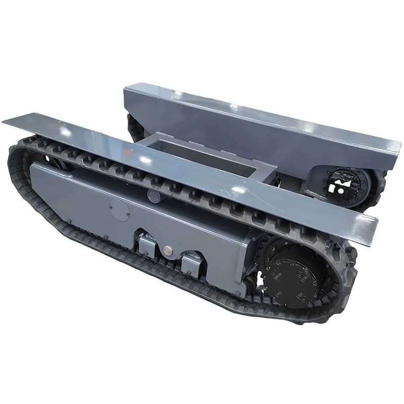 Undercarriage with curved bridge angle