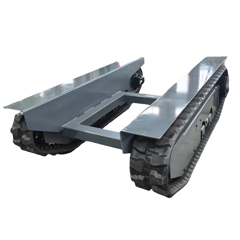 Undercarriage with curved bridge angle