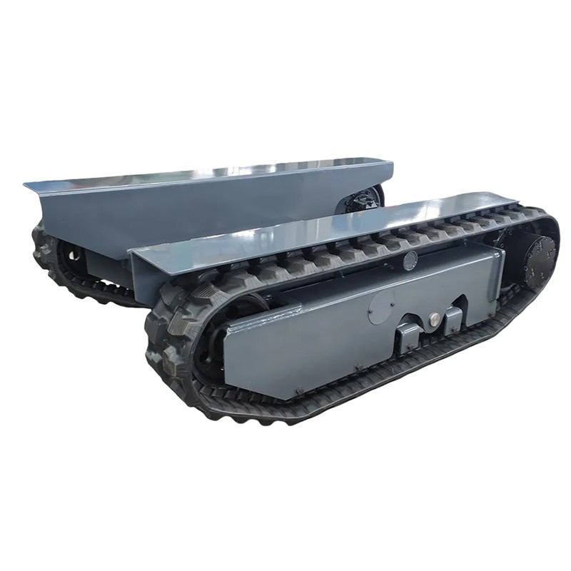 Undercarriage with curved bridge angle
